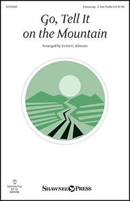 cover Go, Tell It on the Mountain Unison/Two-Part choral sheet music cover